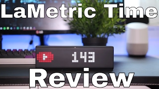 LaMetric Time Review  Dope Smart Display Gadget [upl. by Wonacott]