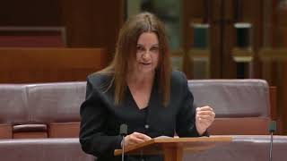 Outstanding speech Senator Jacqui Lambie slams antisemitic behaviour in Australia [upl. by Aehsrop]