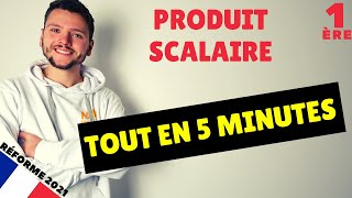 Le produit scalaire en 5 minutes  Spé maths  Première [upl. by Dallas]