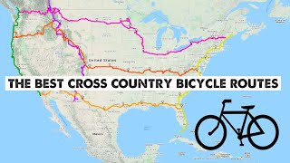 How To Choose a Bicycle Route Across the USA [upl. by Aetnahs]