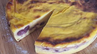 Recette  Flan Sans Pâte à la Cerise [upl. by Milka]