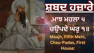 Shabad Hazare Path Read Along Punjabi Lyrics With English Translation  ਸ਼ਬਦ ਹਜ਼ਾਰੇ ਪਾਠ gurbani [upl. by Akahc]