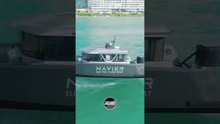 Navier N30 Electric Hydrofoil Boat hydrofoil boats electricboat boatshow flibs [upl. by Oletta]