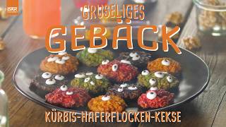 Gruseliges Gebäck  schaurige Halloween Kekse  Die einfachsten Rezepte der Welt [upl. by Aisya]