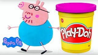 Papai Peppa Pig Massinha PlayDoh  Massinha de Modelar [upl. by Memberg]