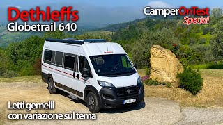 Dethleffs Globetrail 640 un van con letti gemelli che presenta alcune soluzioni originali [upl. by Ethe]