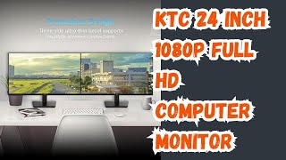 KTC 24 Inch 1080P Full HD Computer Monitor 100Hz HDR10 Frameless Gaming Monitor with Freesync [upl. by Agamemnon422]