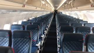 Delta Airlines MD88 Cabin WalkThru [upl. by Schoenburg]