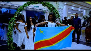 Best Congolese Wedding Entrance Dance Shance amp Yvonne [upl. by Ytima762]