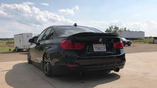 2013 F30 335i VRSF Catless Downpipe [upl. by Naugal]