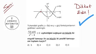 DİKKAT GEREKTİREN BİR SORU  İKİNCİ DERECEDEN EŞİTSİZLİKLER soruçözüm aytmatematik [upl. by Bili]