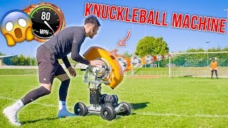 INSANE BALL LAUNCHER KNUCKLEBALL GOALS [upl. by Schenck]