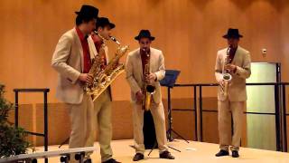 saxophonquartett nonsequence  la troucha [upl. by Elkraps]