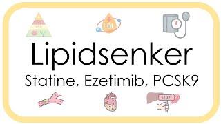 Lipidsenker – Pharmakologie Statine Ezetimib PCSK9 Dyslipidämie Familiäre Hypercholesterinämie [upl. by Asirrak]