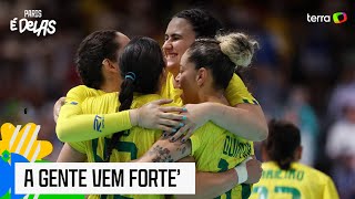 Campeã mundial comenta a vitória do Brasil sobre a Espanha na estreia do handebol em Paris [upl. by Gala]