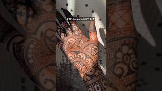 Simple BRIDAL MAHENDI design for hand 2024 shorts [upl. by Isnan]