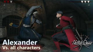 Hellish Quart gameplay  Alexander vs All characters  Compilation [upl. by Shirk]