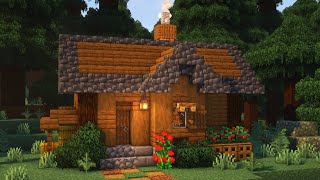 The PERFECT Starter House in Minecraft Tutorial [upl. by Ennayoj542]