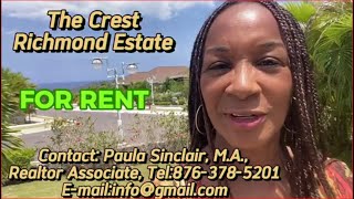 For Rent – 3 Bed  2 Bath The Crest Richmond Estate St Ann Jamaica Call 8763785201 [upl. by Philender835]