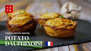 Potato Dauphinoise  Ultimate French Potato Gratin Side Dish Recipe  Food On The Block [upl. by Macfadyn83]