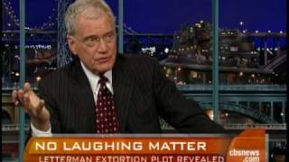 David Letterman Extortion Details [upl. by Haran]