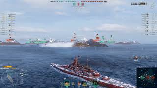 World Of Warships Random Battle Gameplay With PREUSSEN [upl. by Dorcea]