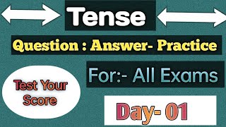 Test Your Tense Knowledge ll Question And Answer Practice tense Satya Sir English [upl. by Sokim323]