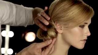 TUTO COIFFURE FEMME • Chignon romantique par Franck Provost [upl. by Laurena]