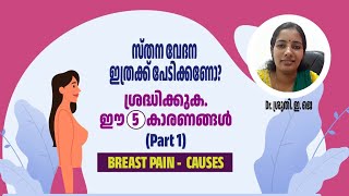 Breast pain causes mastalgiaDr SruthyEJ [upl. by Jenifer]