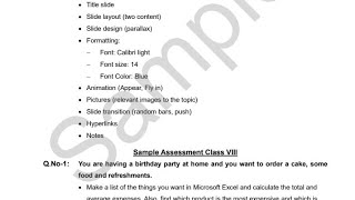 APSACS Cold region and warm region computer practical question paper for class IV V VIVII VIII [upl. by Kara-Lynn]