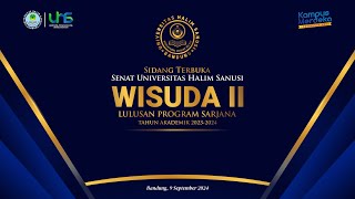 WISUDA II UNIVERSITAS HALIM SANUSI BANDUNG TAHUN 2024 [upl. by Anitnelav8]