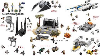 All Lego Star Wars Rogue One Sets so far  june 2017   Lego Speed Build Review [upl. by Akehs875]