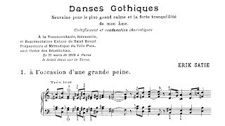 Erik Satie 1893 Danses Gothiques [upl. by Sitrik]