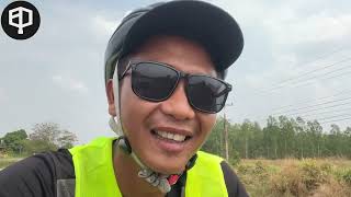 Cycling in Thailand  Aranyaprathet to Kork Sombun [upl. by Winton]