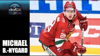 2024 NHL Draft  Michael BrandseggNygard  2324 Highlights [upl. by Ydnor]