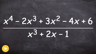 How to divide a trinomial into a polynomial using long division [upl. by Consuela]