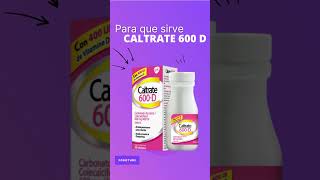 Caltrate 600 d para que sirve 💊 [upl. by Nohsauq]