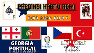 Prediksi • Georgia vs Portugal • Rep Ceko vs Turki • UEFA EURO 2024 [upl. by Ariat]