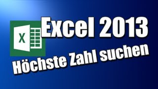 Höchsteniedrigste Zahl suchen  Excel 2013 [upl. by Nesta]