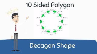 Decagon Shape  Polygon Shape [upl. by Aliban590]