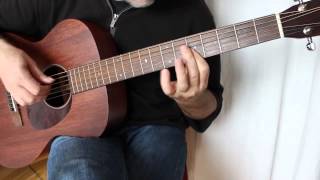 Raindrops keep falling on my head  Fingerstyle Guitar  Sigma 000M15 [upl. by Ahsirt]