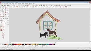 Embroidery Digitizing Tutorial Wilcom 9 [upl. by Doner]