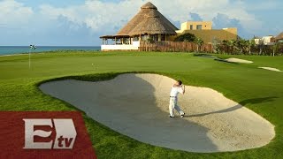 Mexicanos en Torneo de Golf en Mayakoba Primera Ronda  Adrenalina [upl. by Lledualc]