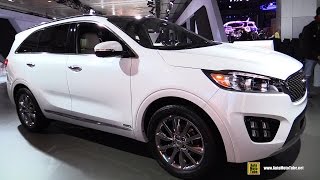 2016 KIA Sorento SXL V6 AWD  Exterior and Interior Walkaround  2015 New York Auto Show [upl. by Annij333]