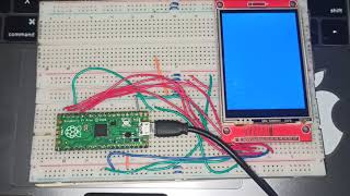 Raspberry Pi Pico with ILI9341 TFT LCD [upl. by Cottle]