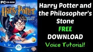 Harry Potter and the Philosophers Stone PC  FREE Download Voice Tutorial [upl. by Sset]