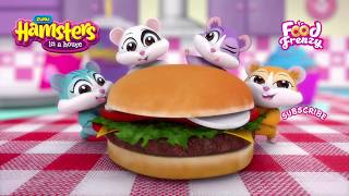 Hamsters in a House – FOOD FRENZY has arrived  New Toys for Kids  Hamster Toys [upl. by Hendrik825]