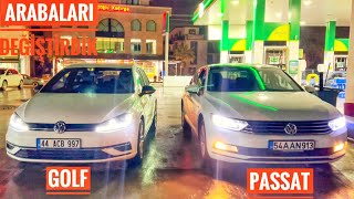 ARABALARI DEĞİŞTİRDİK  PASSAT VE GOLF FARKLARI  14 TSI 125HP VS 10 TSI 110HP [upl. by Alis652]