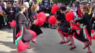 Lizzie Dripping Womens Dance Team  Dance for St Georges Day Sheffield 2017 [upl. by Oiratno]