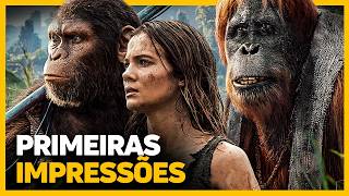 JÁ VIMOS PLANETA DOS MACACOS 4  O Reinado  Primeiras Impressões [upl. by Anayt]